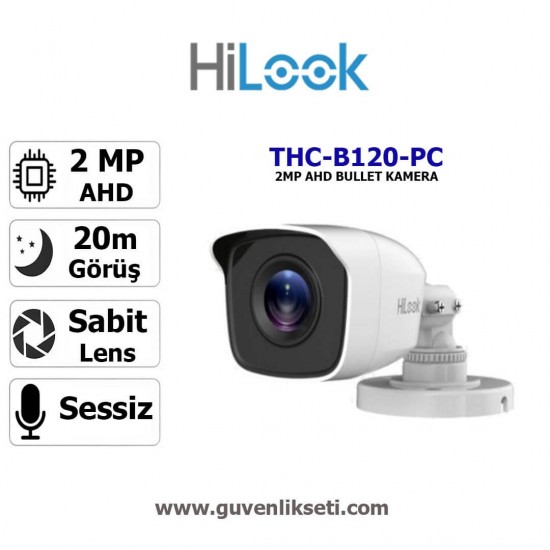 Hilook THC-B120-PC 2MP AHD dış ortam bullet güvenlik kamerası